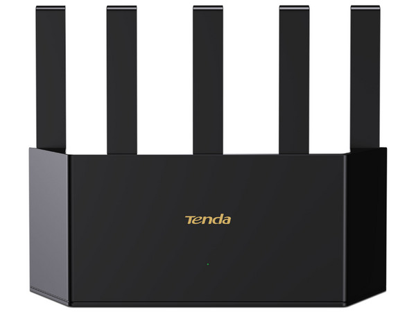 Router Inalámbrico Tenda TE3L de Doble Banda, Wireless AC (Wi-Fi 7), Hasta 3570Mbps, 3 Puertos Gigabit LAN, 5 Antenas. Color Negro.
