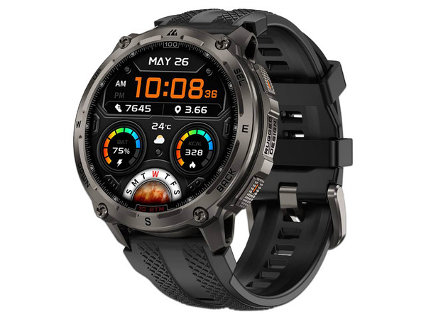Smartwatch KOSPET TANK T4: 
Pantalla AMOLED de 1.43