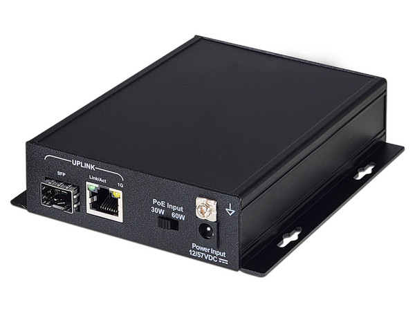 Switch No Administrable VIGITRON VI30005, 4 Puertos PoE de Hasta 36W, 1 Puerto SFP. 72W. Color Negro.