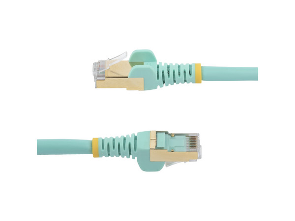 Cable de Parcheo StarTech 6ASPAT50CMAQ, RJ45 a RJ45 (M-M), 50cm, Color Azul.