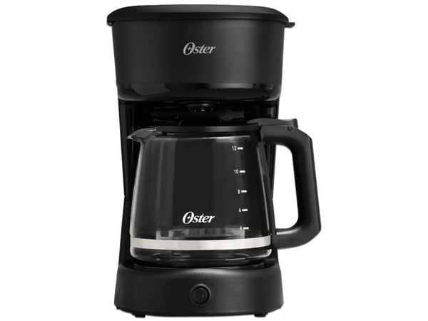 Cafetera Oster BVSTDCS121B-013, 12 Tazas. Color Negro.