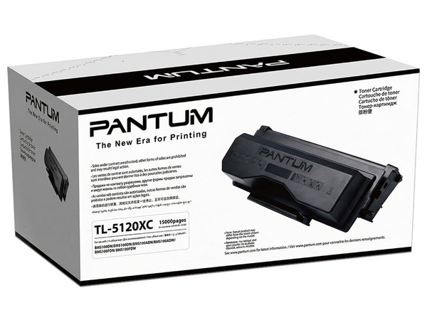 Cartucho de Tóner Pantum TL-5120XC, Alto Rendimiento. Color Negro.