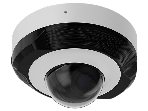 Cámara IP Tipo Mini Domo Ajax DOMECAMMINI5MP de 5MP (2880 x 1620), Lente de 2.8mm, IR hasta 15m, IP65. Color Blanco.