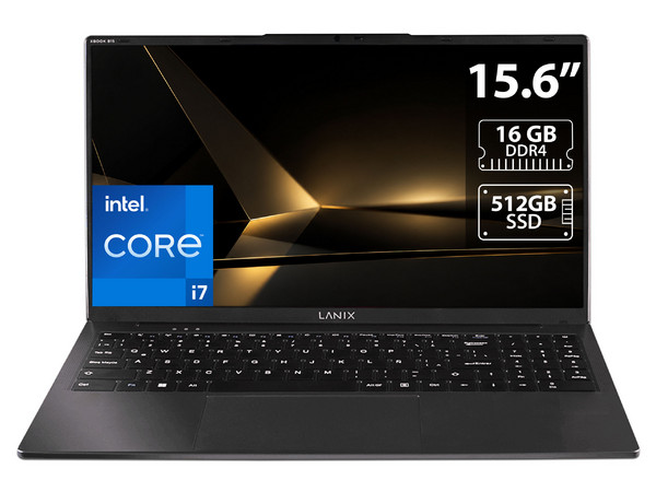 Laptop Lanix XBook B15:
Procesador Intel Core i7 13620H (hasta 4.9 GHz),
Memoria de 16GB DDR4,
SSD de 512GB,
Pantalla de 15.6