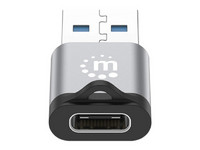 Adaptador Manhattan de USB 3.2 Gen 1 Tipo-A Macho a Tipo-C Hembra, 5 Gbps, ...