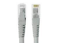 Cable De Red StarTec, Longitud 0.5 M, Conector RJ45 (Macho) A RJ45 (Macho), Color Gris