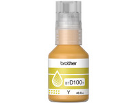 Botella de Tinta Amarilla Brother D100, Modelo: BTD100Y....