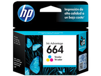 Cartucho de tinta HP 664 negra Original (F6V29AL).