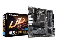 T. Madre GIGABYTE Q670M D3H DDR4:
Chipset Intel Q670,
Segmento: Alto,
So...
