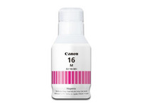 Botella de Tinta Canon GI-16 M, Magenta, Modelo: 4419C001AA...