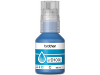 Botella de Tinta Brother  BTD100C, Ultra Alto Rendimiento, Color Cian....