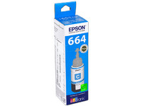 Botella de Tinta Cian Epson T664, Modelo: T664220-AL....