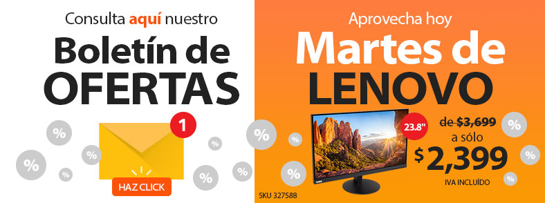 Boletin de Ofertas Martes Lenovo