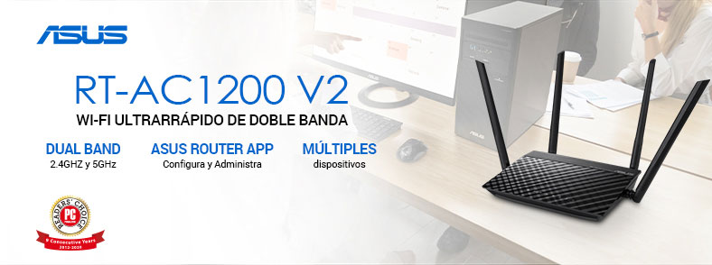 Banner ASUS Ruteador RT AC1200 V2