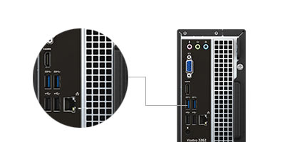 Desktop DELL Vostro 3267 SFF, Procesador Intel Core i3 6100 (hasta