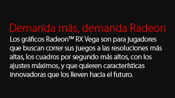 Radeon rx best sale vega 10 características