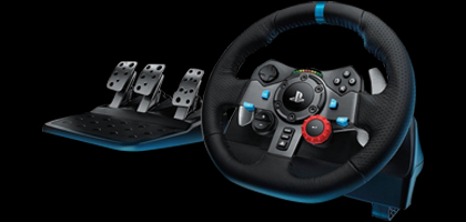 Simulación de carreras, volante para juegos y dispositivos para, volante  logitech g29 es compatible con pc 