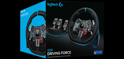 Logitech G29, volant pro PC/PS3/PS4, USB