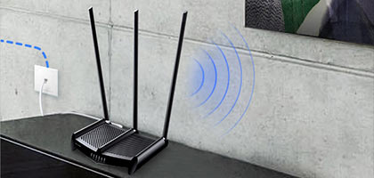 Router wifi tp-link 450m tl-wr941hp alta potencia 3 antenas de 9