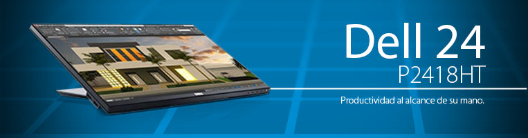 Monitor Multi-Touch DELL P2418HT de 23.8