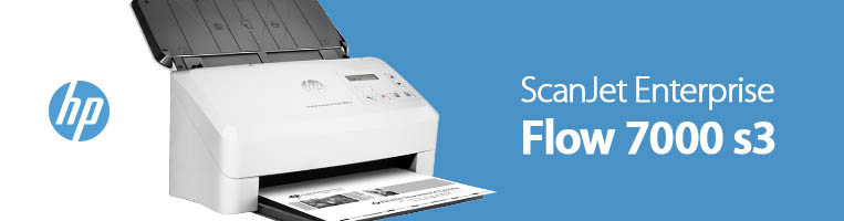 Escáner HP ScanJet Enterprise Flow 7000 s3, 600 ppp, USB.