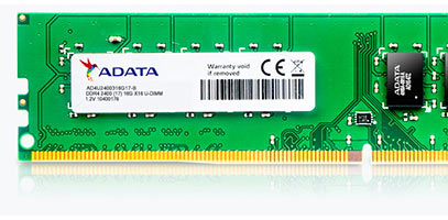ADATA 8GB DDR4 メモリ 2400T デュアルチャンネル Memoria ADATA Premier DDR4, PC4-19200 (2400MHz), CL17, de 8GB.