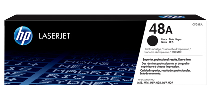 Cartucho original de tóner negro HP 48A LaserJet (CF248A).