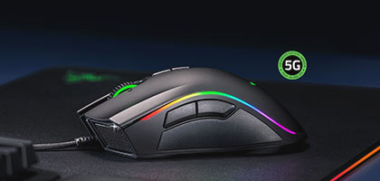Mouse óptico Gamer Razer Mamba Elite de hasta 16,000 dpi, 9 botones e  iluminación RGB, USB
