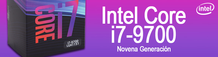 Procesador Intel Core i7-9700 de Novena Generación, 3.0 GHz (hasta