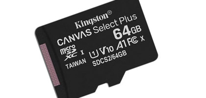 Tarjeta SD 64GB Clase 10 UHS-I U1 Kingston® Canvas Select Plus