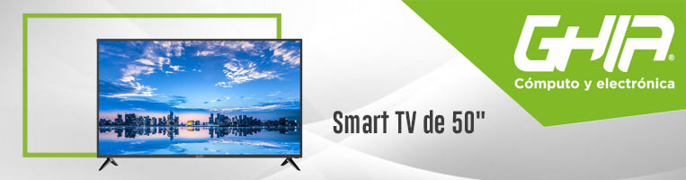 Smart TV 50'' pulgadas 4K WiFi GHIA