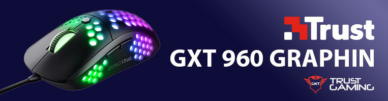 Trust GXT 960 Graphin Ultralightweight RGB Gaming Mouse