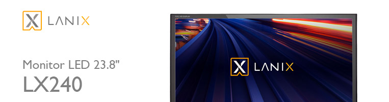 Monitor PC Lanix LX240 23.8 Pulg. Full HD 1080p VGA 75 Hz 20 ms