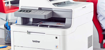 Brother MFC-L3710CW Impresora láser compacta digital todo en uno, impresión  inalámbrica, fax de copia de escaneo de impresión, 250 hojas, inalámbrico
