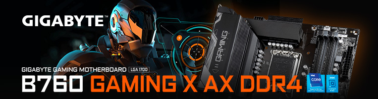 Gigabyte B760 GAMING X AX DDR4 LGA 1700 ATX B760 GAMING X AX