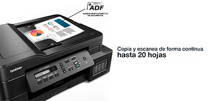 Multifuncional Brother DCP-T720DW InkBenefit Tank, Sistema de Tanques de  Tinta, Impresora, Copiadora y Escáner, hasta 1200 x 6000 dpi, Wi-Fi, USB.