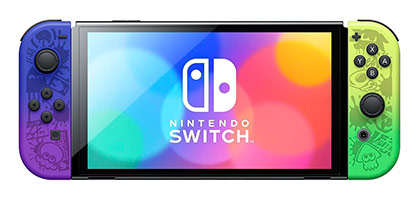 Consola híbrida Nintendo Switch OLED, 64GB, Edición Splatoon 3.