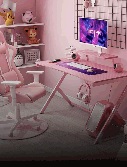 Pink Setup Gamer