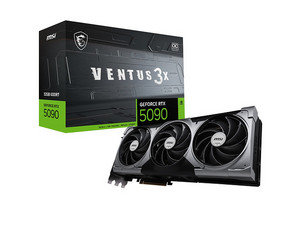 Tarjeta de Video NVIDIA GeForce RTX 5090 MSI VENTUS 3X OC, 32GB GDDR7, 1xHDMI, 3xDisplayPort, PCI Express 5.0