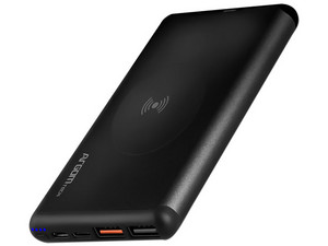 Cargador de batería externo Argomtech S12W, con carga inalámbrica rápida de 15W.