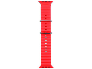 Correa Echelon ComfyFit de Silicon para Apple Watch, Compatible con la Serie 9, 10 y SE Gen 3, Color Rojo.