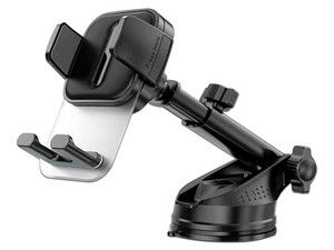 Soporte Universal MYBAT Quickgrip para Auto, Ajustable, Color Negro.