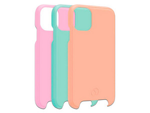 Repuesto Nimbus Cirrus 2 para Fundas de iPhone 11 y XR. Incluye 3 piezas. Color Rosa/Naranja/Verde.