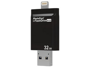 Lector con Memoria PhotoFast i-FlashDrive Evo de 32GB, Lighting, USB 3.0.