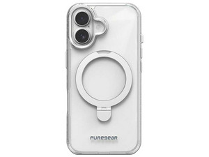 Funda PullGear Slimshell Kik Mag para iPhone 17, Compatible con MagSafe. Color Transparente Plata.