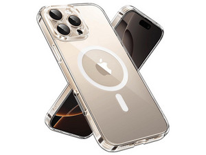 Funda Magnética Transparente UGREEN Classy Para iPhone 16 Pro.