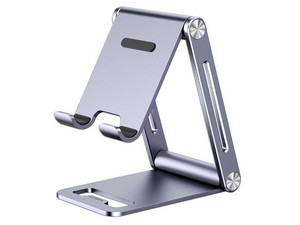 Soporte UGREEN para Smartphone de 4.7" a 7.9", Plegable, Ángulo Ajustable. Color Gris.