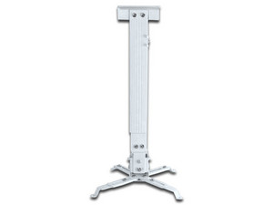 Soporte universal Multimedia de tamaño ajustable para proyectores, Color Blanco.