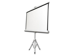 Pantalla de proyección Redleaf PT7070 de 100" (70" x 70") con tripié. Color Blanco.