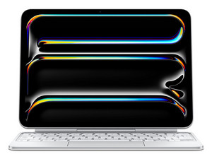 Teclado Apple Magic Keyboard para iPad Pro de 11" M4, (Versión en Español Latinoamerica). Color Blanco